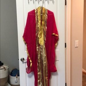Pink & Gold Caftan